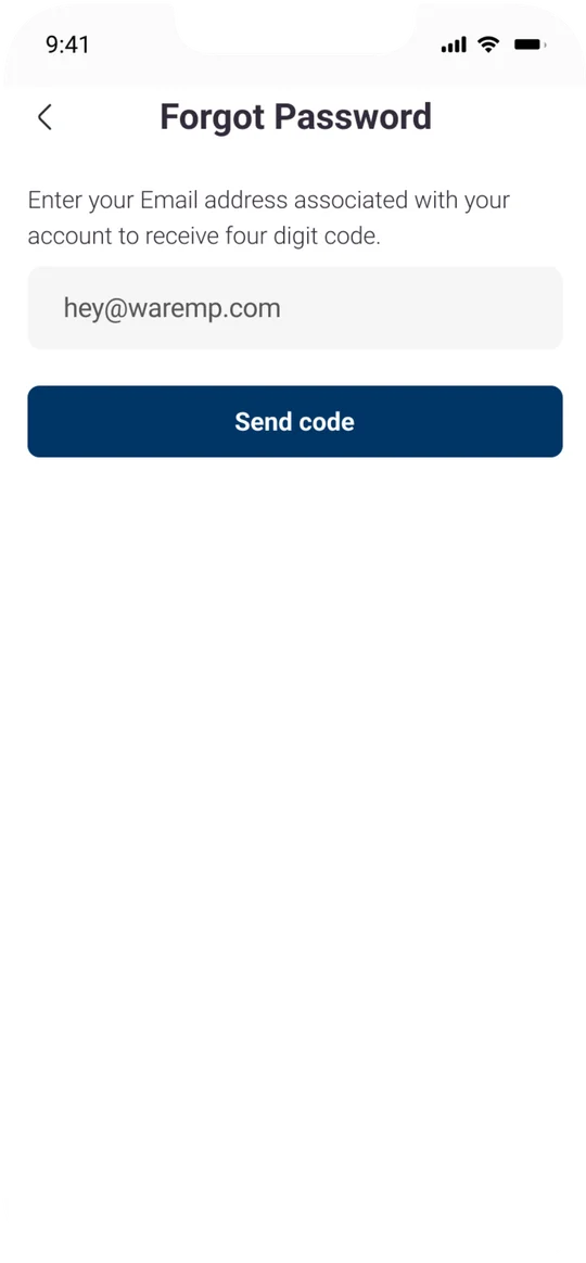 Forgot password