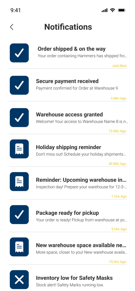 Notifications